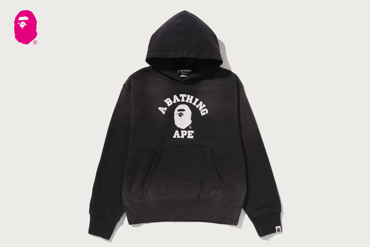 BAPE BAPE VINTAGE WASHED COLLEGE PULLOVER HOODIE パーカー 商品画像 7