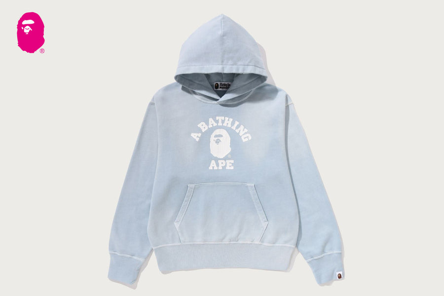BAPE BAPE VINTAGE WASHED COLLEGE PULLOVER HOODIE パーカー 商品画像 1