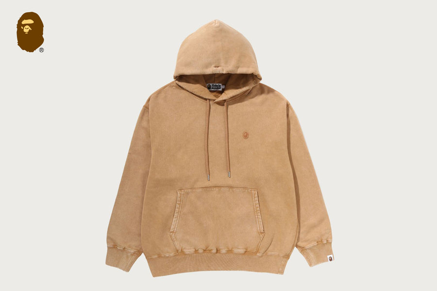 BAPE BAPE GARMENT DYED ONE POINT RELAXED FIT PULLOVER HOODIE パーカー 商品画像 1
