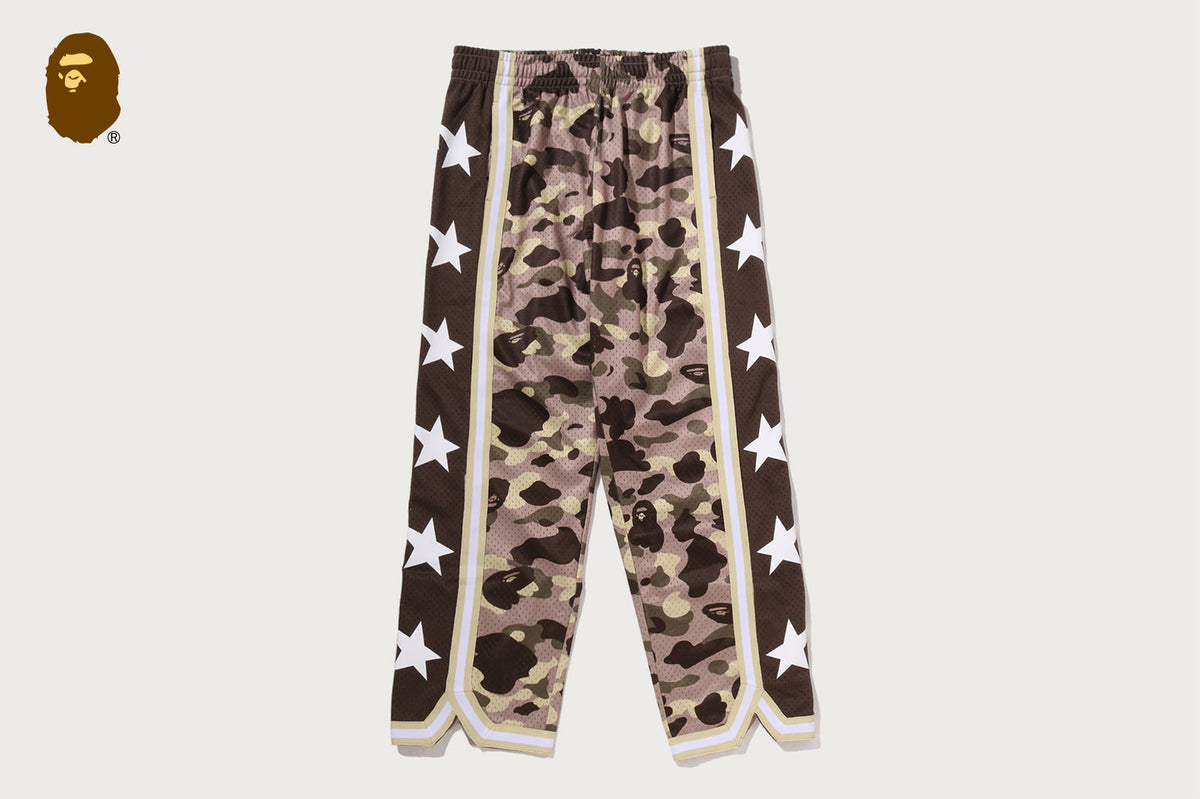 BAPE BAPE COLOR CAMO MESH HIGH SPLIT SNAP BUTTON RELAXED FIT PANTS パンツ 商品画像 9