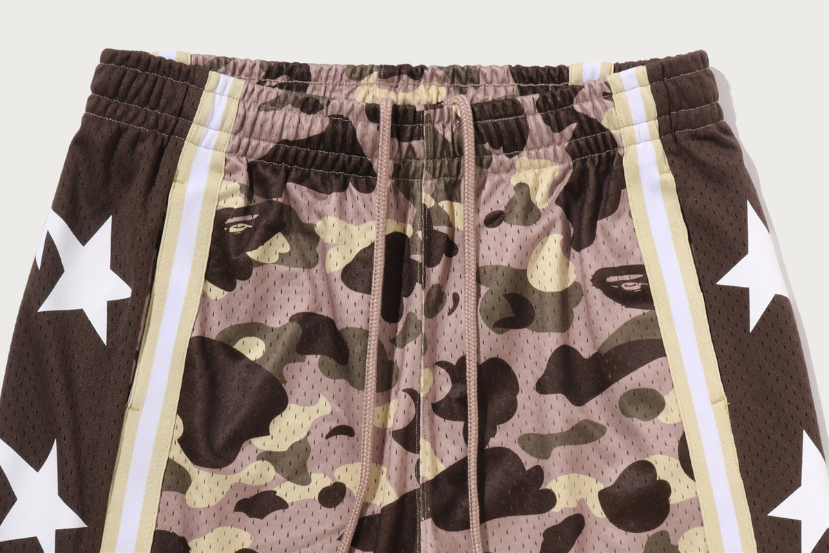 BAPE BAPE COLOR CAMO MESH HIGH SPLIT SNAP BUTTON RELAXED FIT PANTS パンツ 商品画像 13