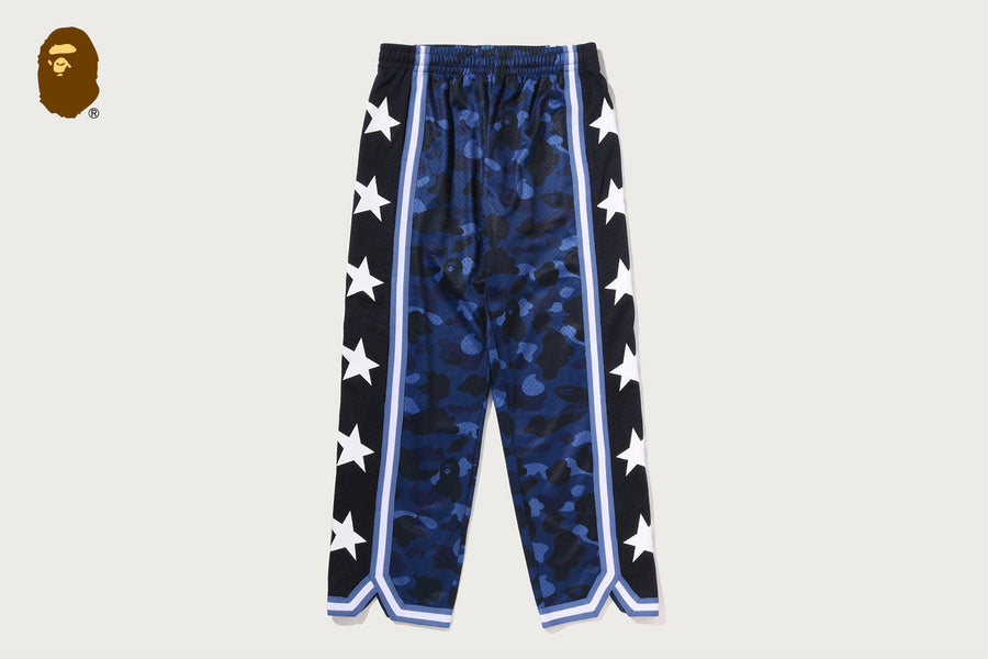 BAPE BAPE COLOR CAMO MESH HIGH SPLIT SNAP BUTTON RELAXED FIT PANTS パンツ 商品画像 1