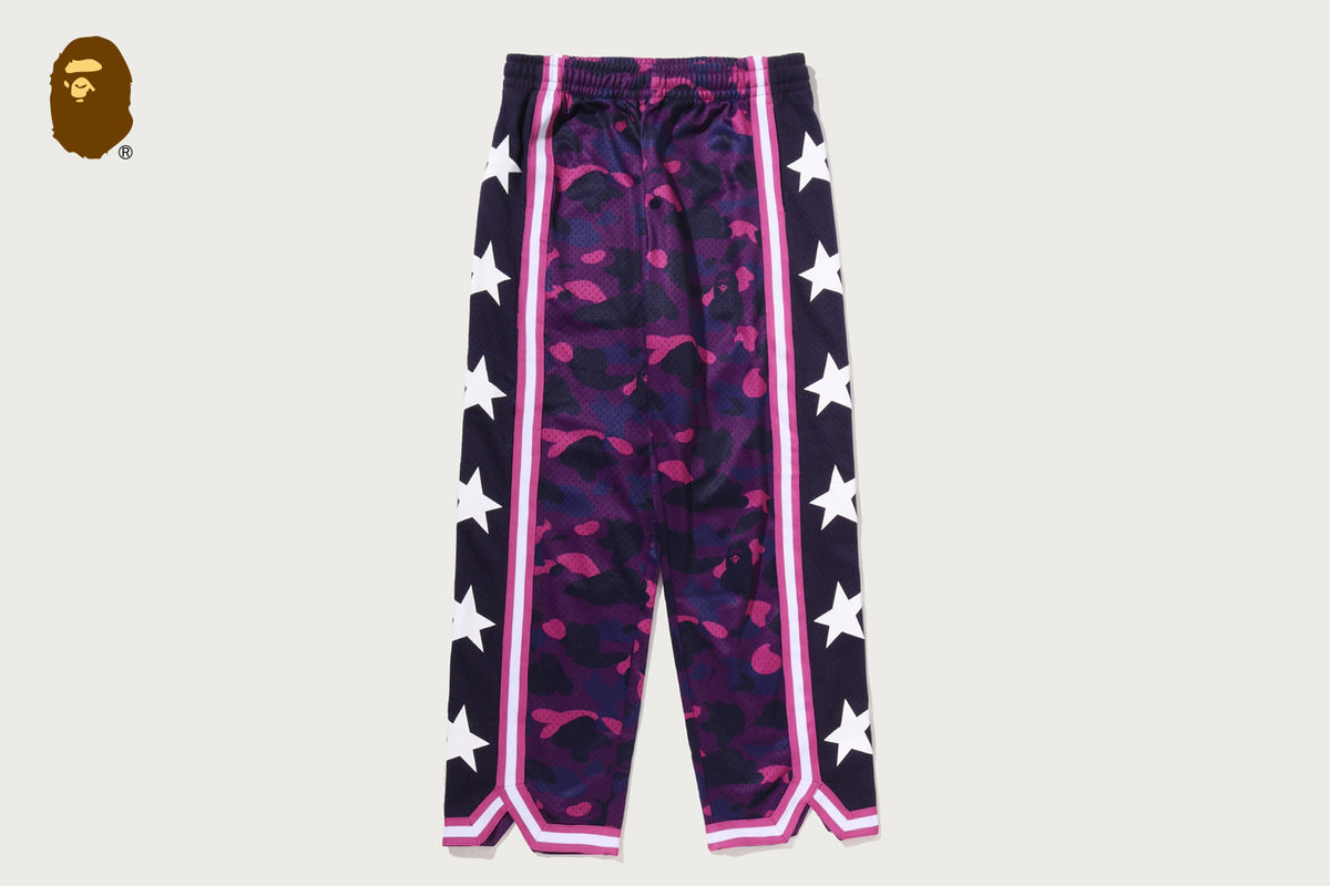 BAPE BAPE COLOR CAMO MESH HIGH SPLIT SNAP BUTTON RELAXED FIT PANTS パンツ 商品画像 14