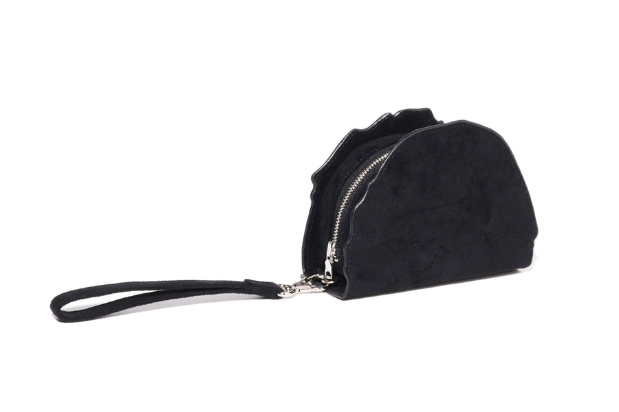 BAPE BAPE APE HEAD SUEDE EMBOSSED POUCH バッグ 商品画像 1