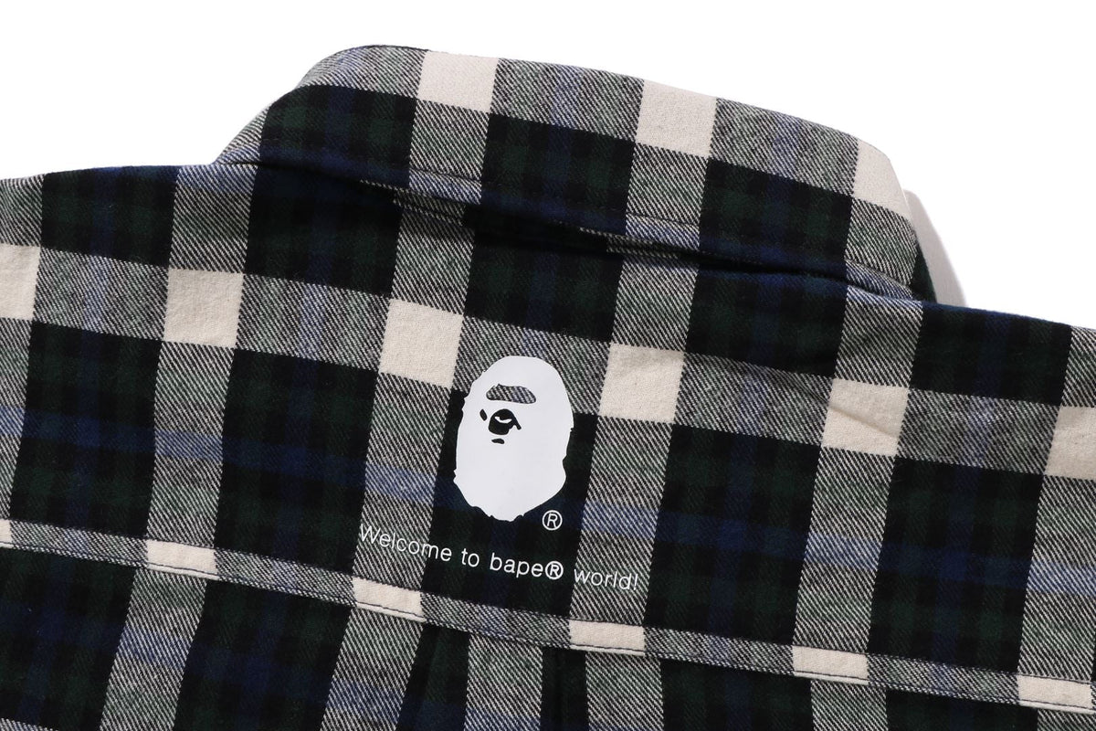 BAPE BAPE ONE POINT CHECK SHIRT BAPEC シャツ 商品画像 5