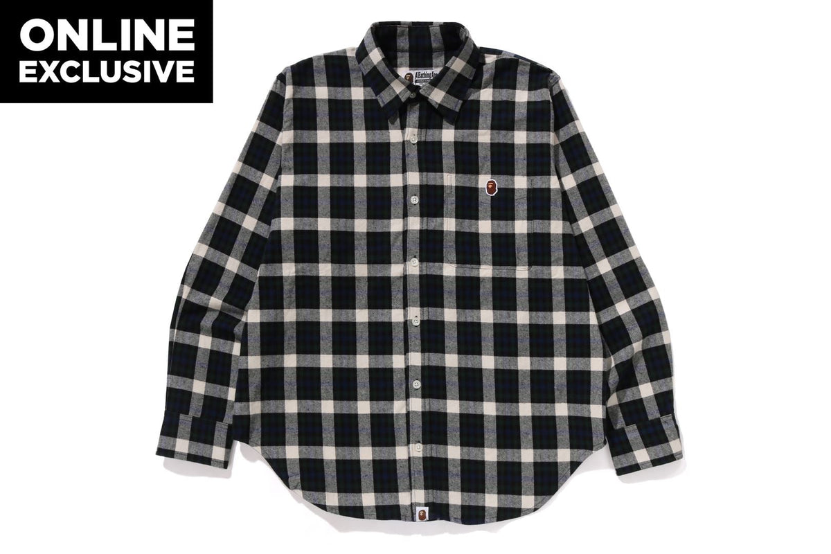 BAPE BAPE ONE POINT CHECK SHIRT BAPEC シャツ 商品画像 1