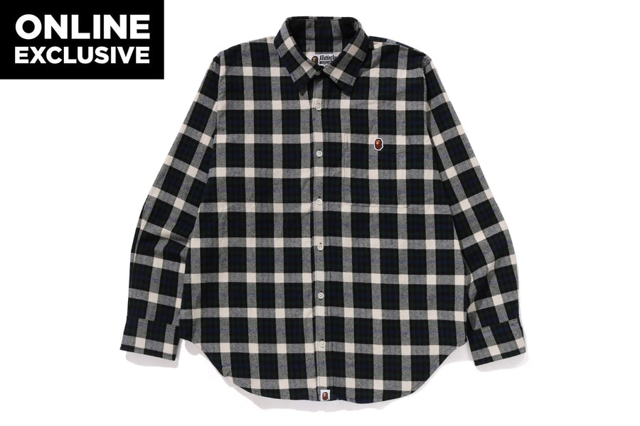 BAPE BAPE ONE POINT CHECK SHIRT BAPEC シャツ 商品画像 1