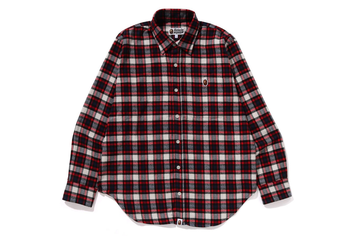 BAPE BAPE ONE POINT CHECK SHIRT BAPEC シャツ 商品画像 7