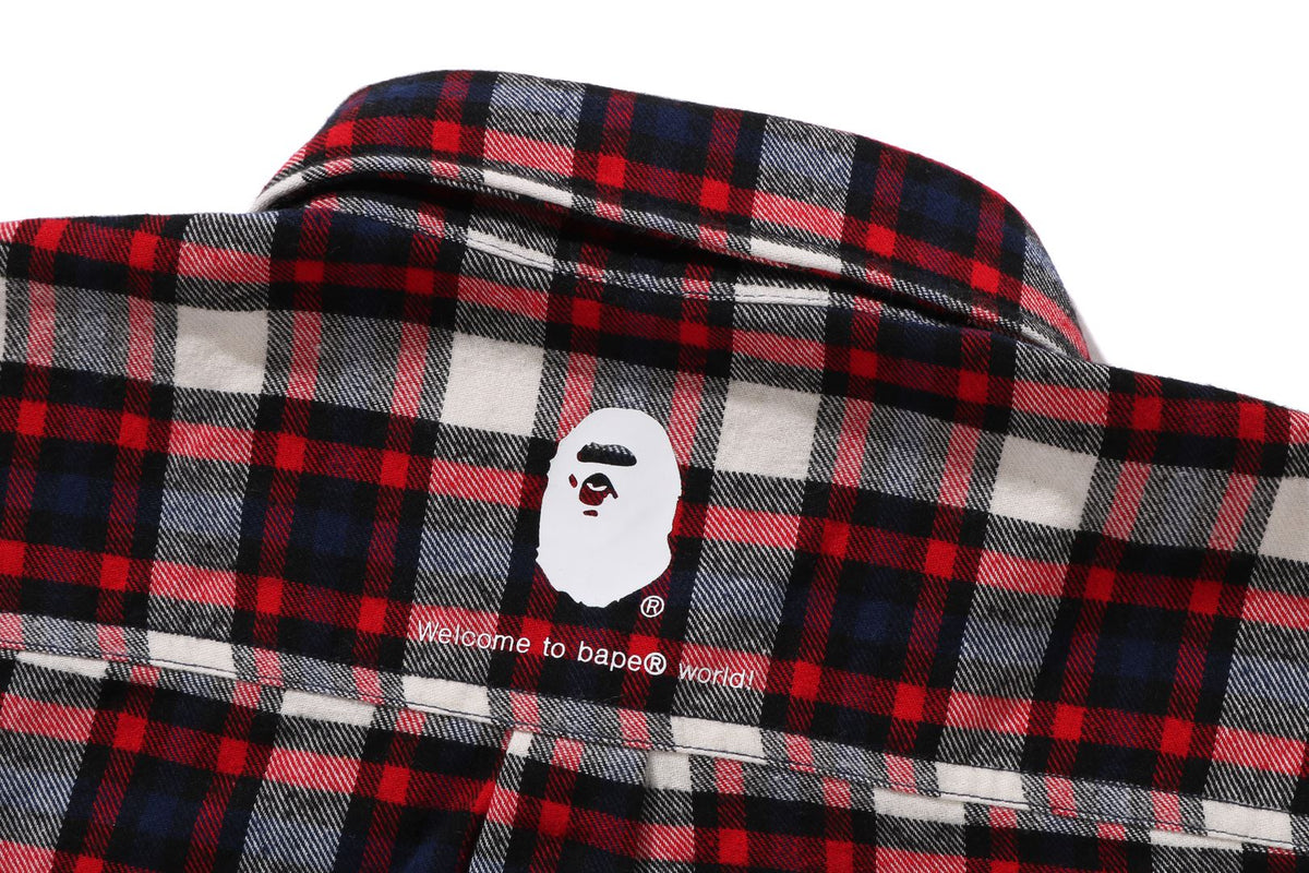 BAPE BAPE ONE POINT CHECK SHIRT BAPEC シャツ 商品画像 10