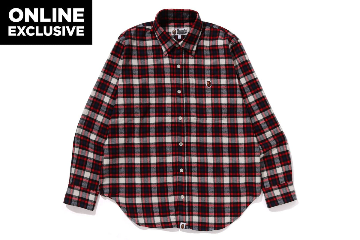 BAPE BAPE ONE POINT CHECK SHIRT BAPEC シャツ 商品画像 6