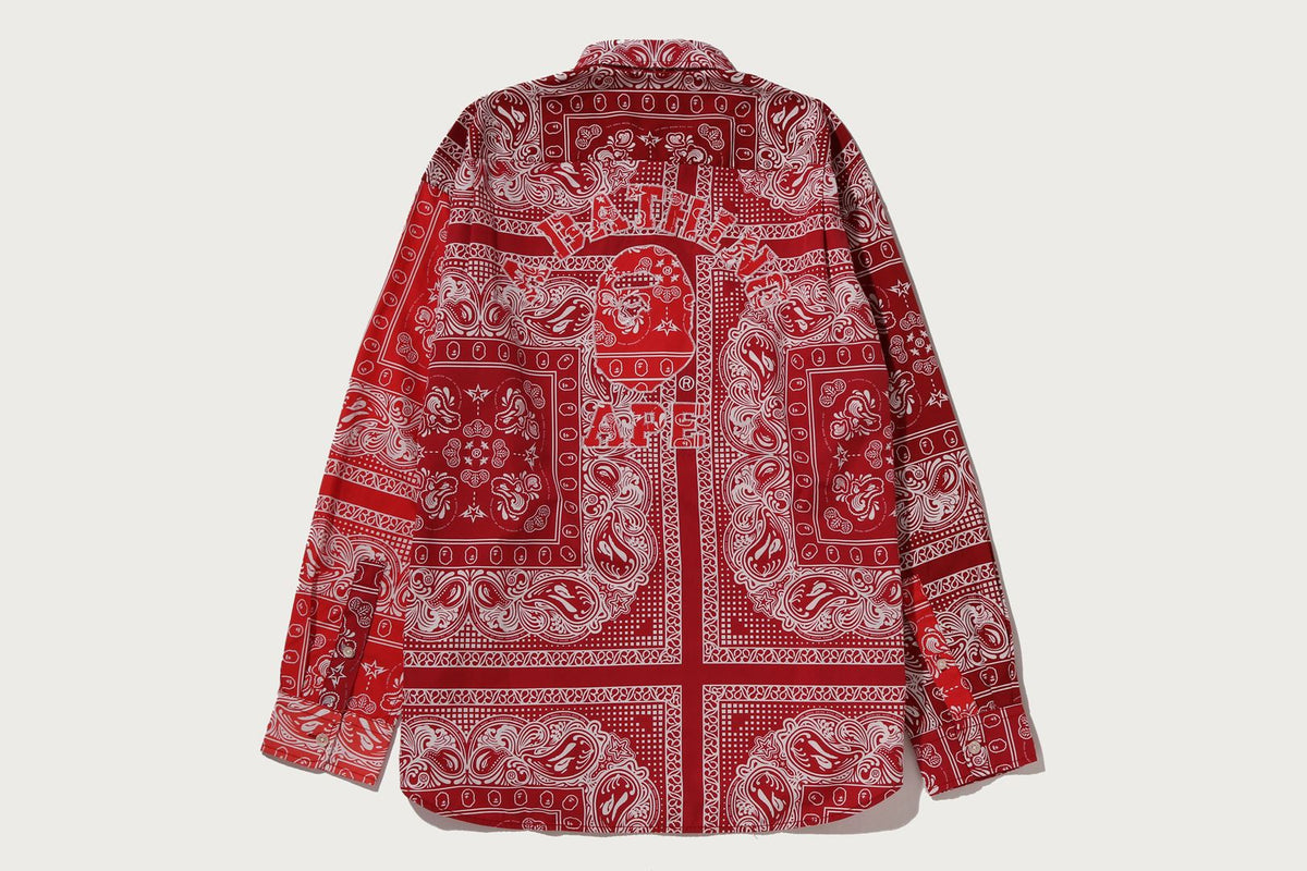 BAPE BAPE PAISLEY PATTERN LS SHIRT シャツ 商品画像 13