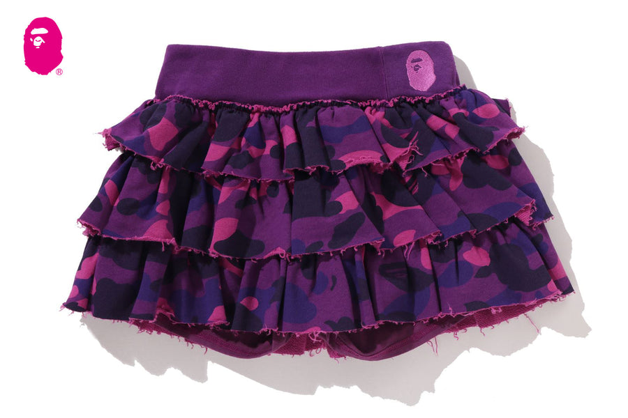 BAPE BAPE COLOR CAMO RUFFLE SWEAT SKIRT スカート 商品画像 1
