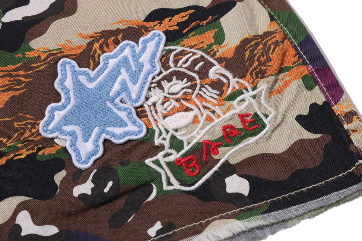 BAPE BAPE HYBRID CAMO MULTI LOGO SKIRT スカート 商品画像 4