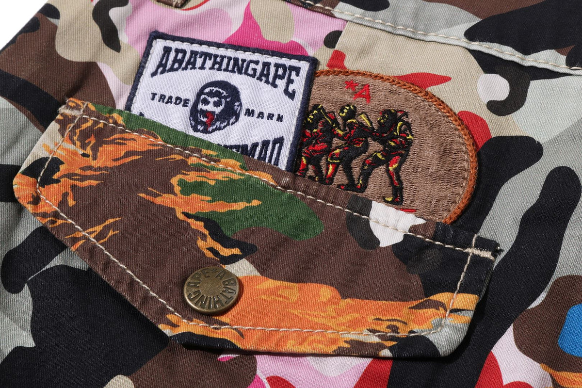 BAPE BAPE HYBRID CAMO MULTI LOGO SKIRT スカート 商品画像 5