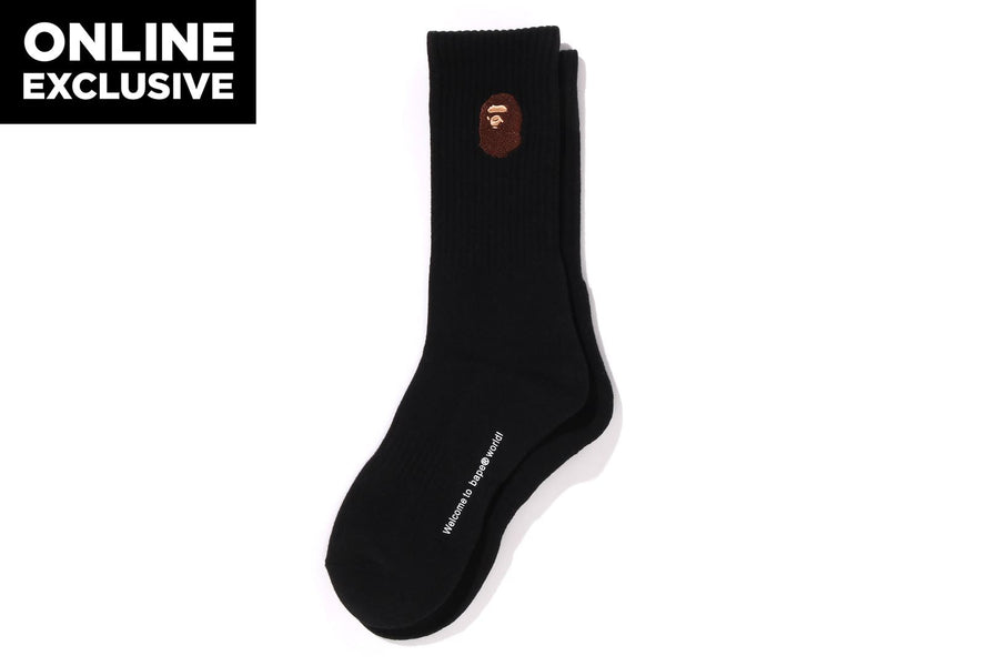 BAPE BAPE APE HEAD ONE POINT SOCKS 靴下 商品画像 1