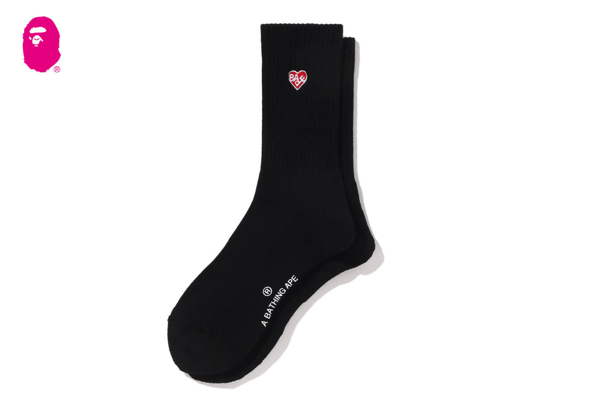 BAPE BAPE APE HEAD ONE POINT BAPE LOGO SOCKS 靴下 商品画像 1
