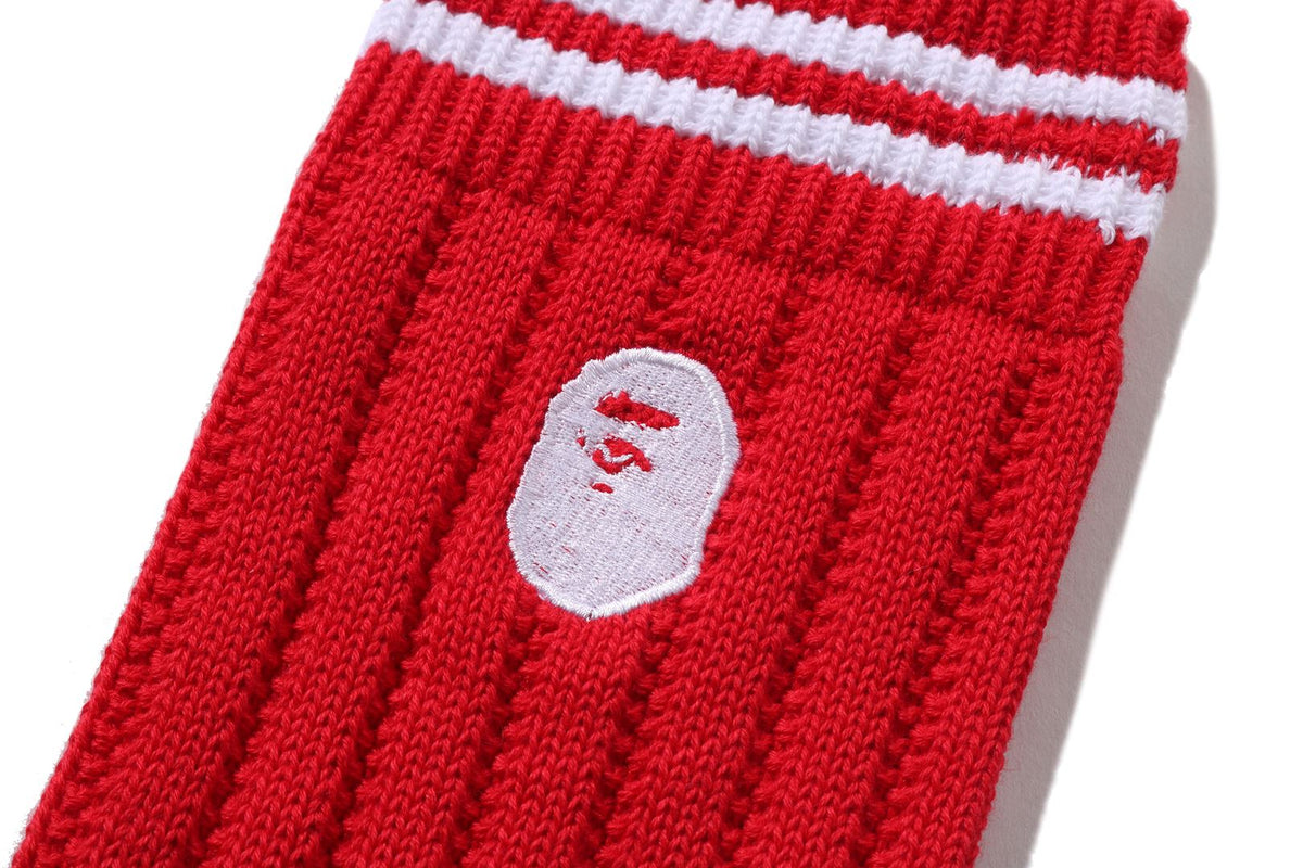 BAPE BAPE COLLEGE LONG SOCKS 靴下 商品画像 3