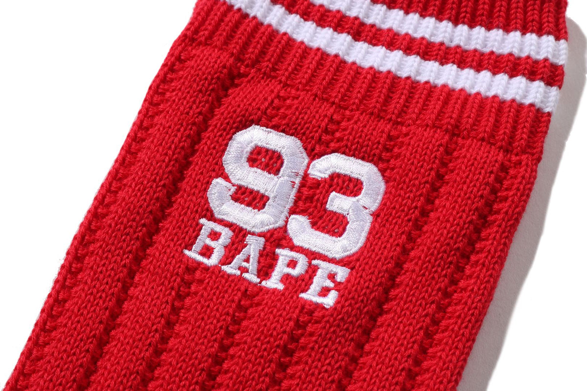 BAPE BAPE COLLEGE LONG SOCKS 靴下 商品画像 4