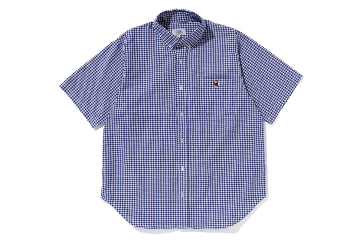 BAPE BAPE ONE POINT GINGHAM CHECK BD SHIRT シャツ 商品画像 12