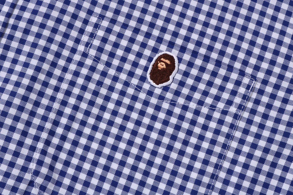 BAPE BAPE ONE POINT GINGHAM CHECK BD SHIRT シャツ 商品画像 14
