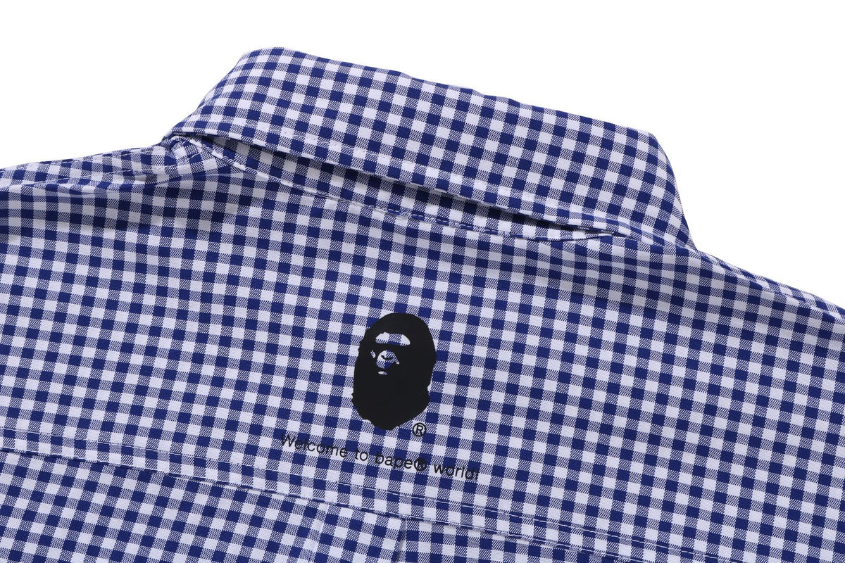 BAPE BAPE ONE POINT GINGHAM CHECK BD SHIRT シャツ 商品画像 15