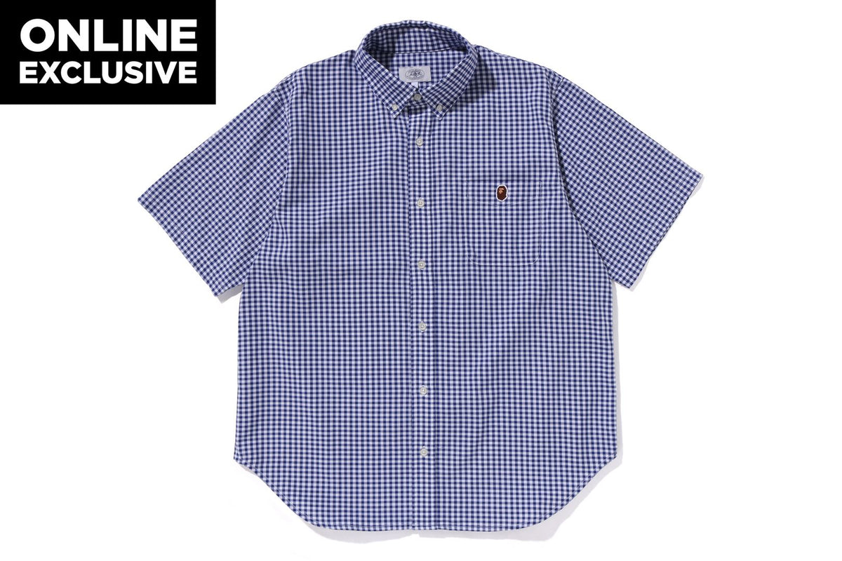 BAPE BAPE ONE POINT GINGHAM CHECK BD SHIRT シャツ 商品画像 11