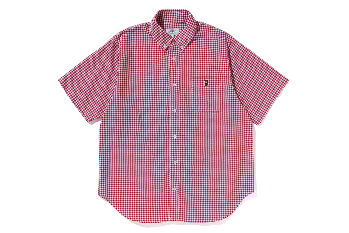 BAPE BAPE ONE POINT GINGHAM CHECK BD SHIRT シャツ 商品画像 7
