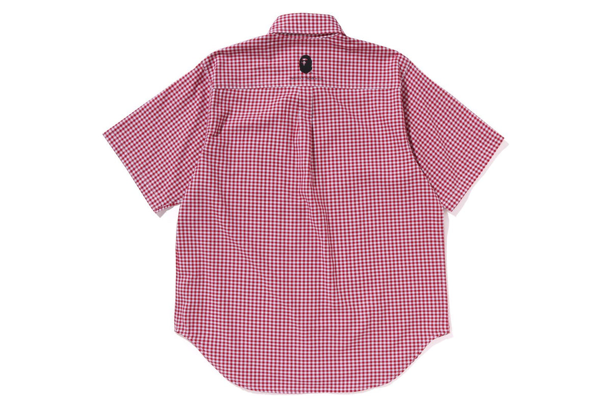 BAPE BAPE ONE POINT GINGHAM CHECK BD SHIRT シャツ 商品画像 8