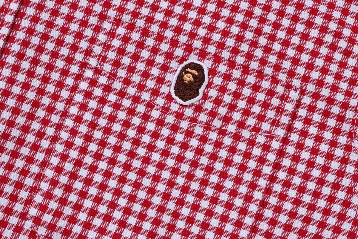 BAPE BAPE ONE POINT GINGHAM CHECK BD SHIRT シャツ 商品画像 9