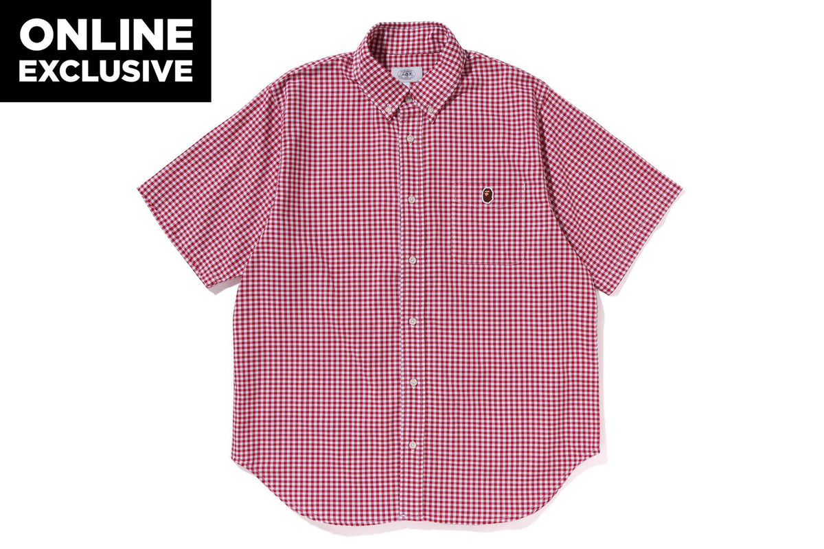 BAPE BAPE ONE POINT GINGHAM CHECK BD SHIRT シャツ 商品画像 6