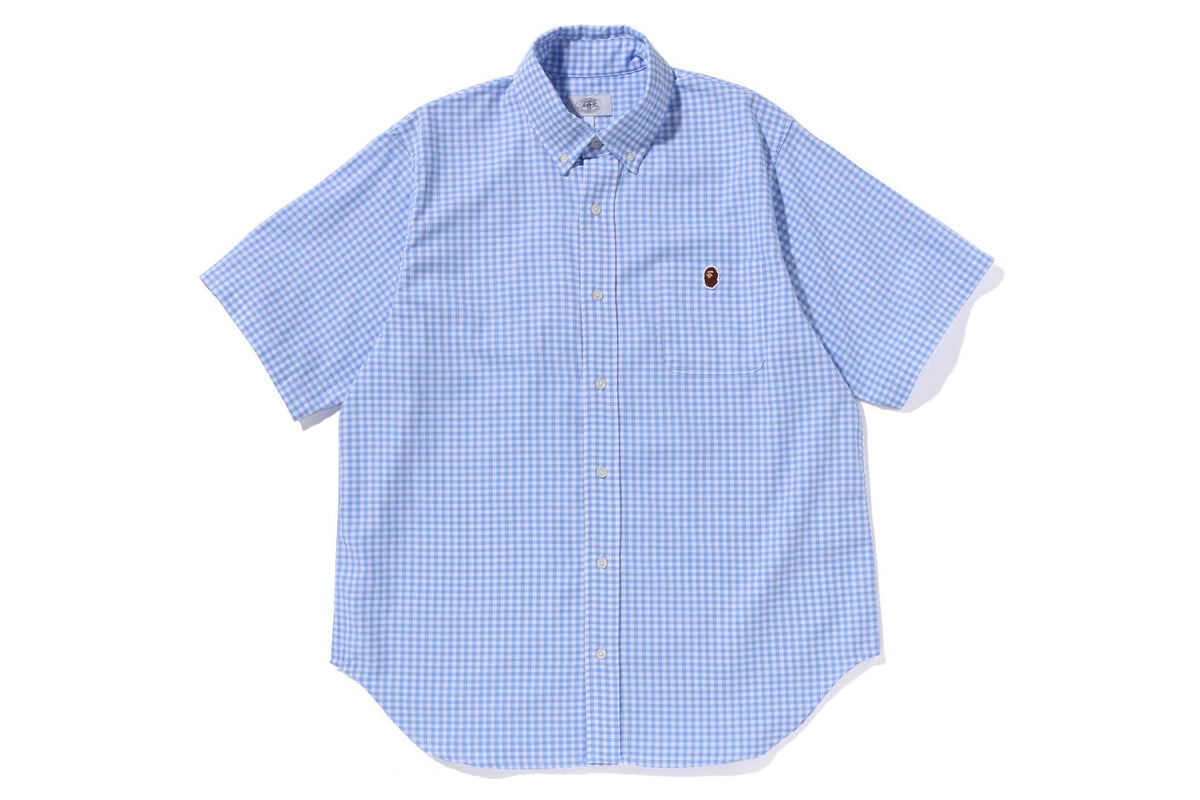 BAPE BAPE ONE POINT GINGHAM CHECK BD SHIRT シャツ 商品画像 2