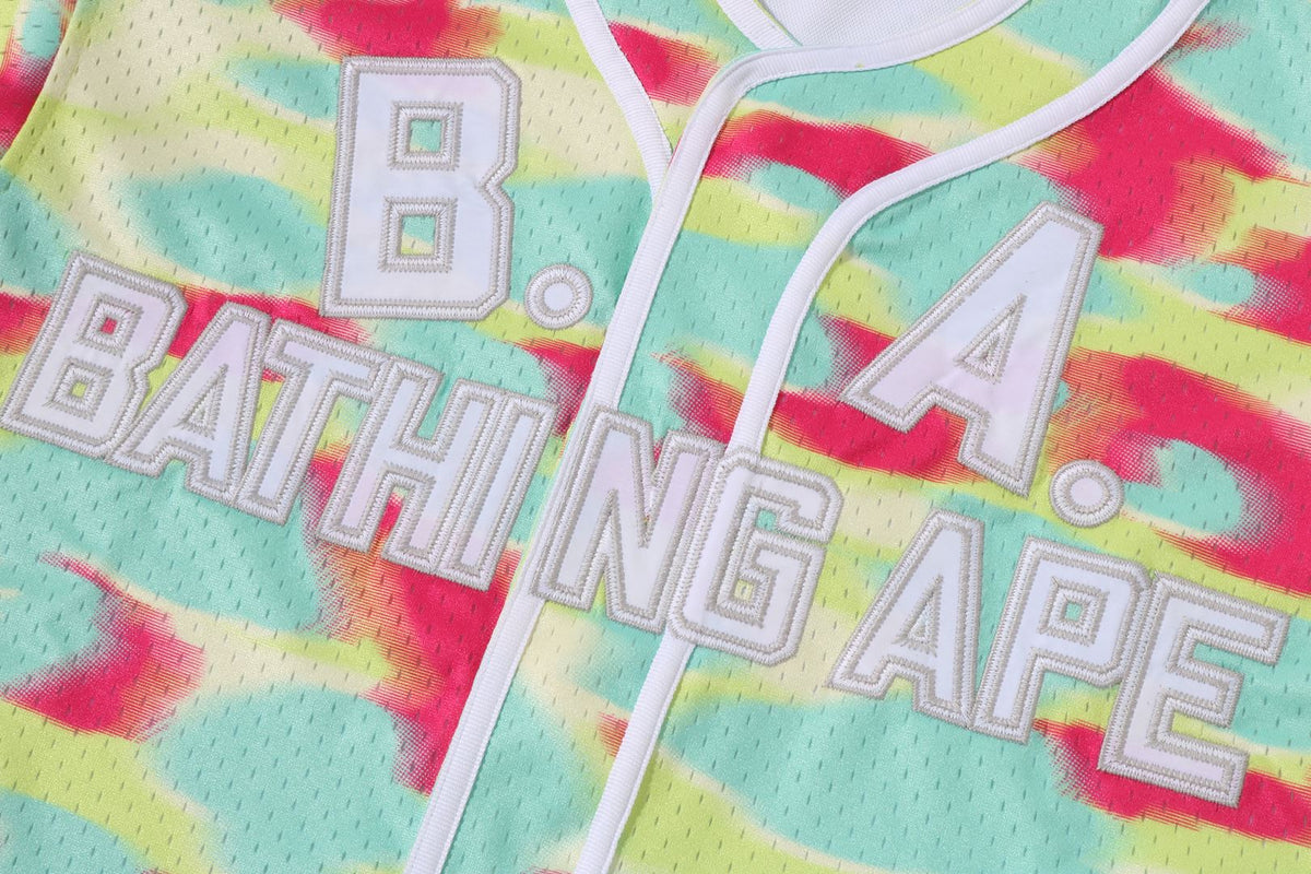 BAPE BAPE SCREEN CAMO MULTI LOGO BASEBALL SHIRT シャツ 商品画像 4