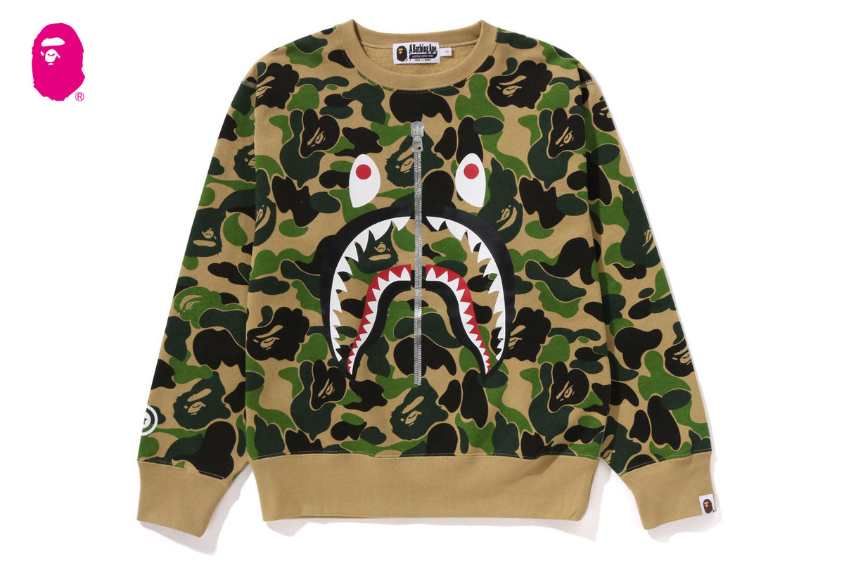 BAPE BAPE ABC CAMO SHARK CREWNECK SWEATSHIRT スウェットシャツ 商品画像 5