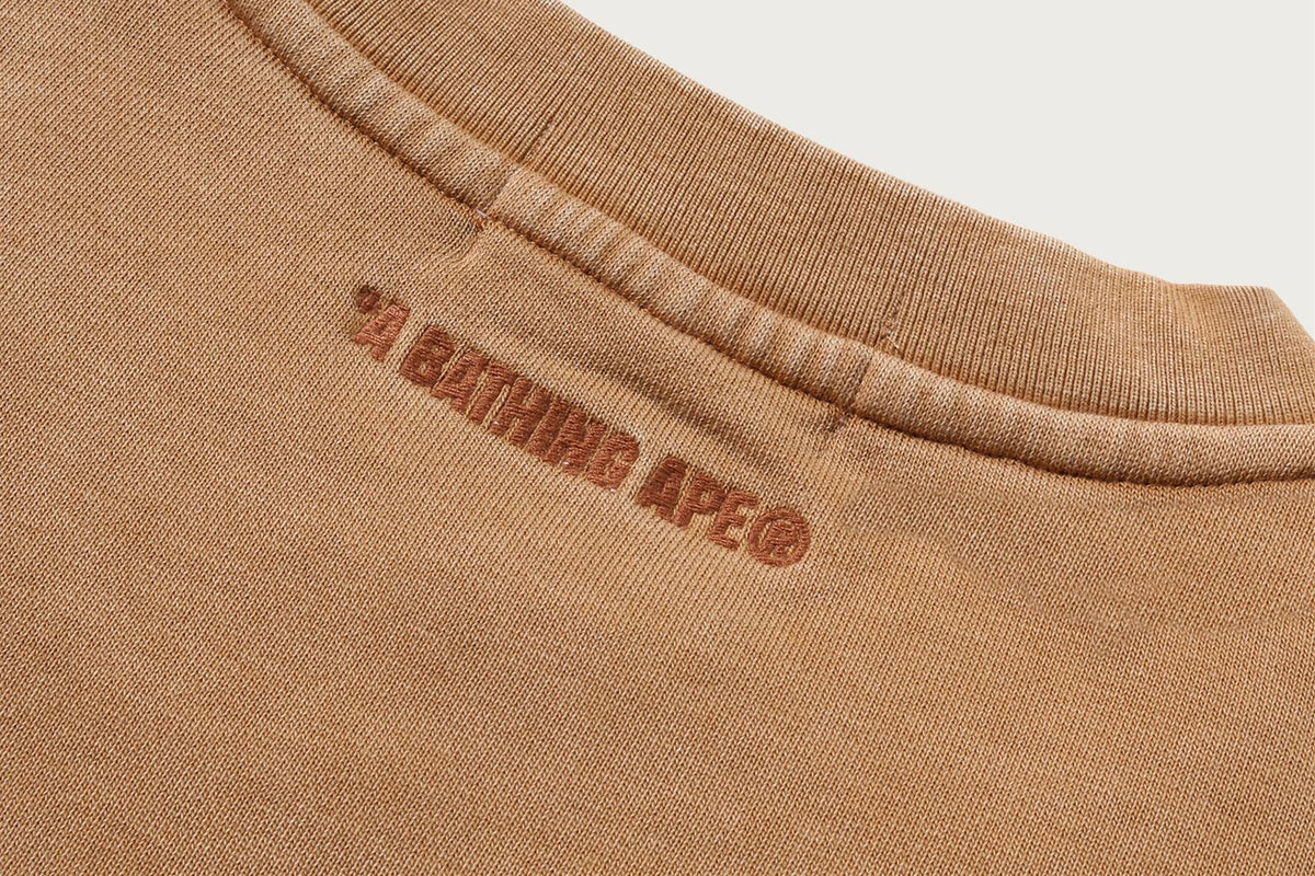 BAPE BAPE GARMENT DYED ONE POINT RELAXED FIT CREWNECK SWEATSHIRT スウェットシャツ 商品画像 8