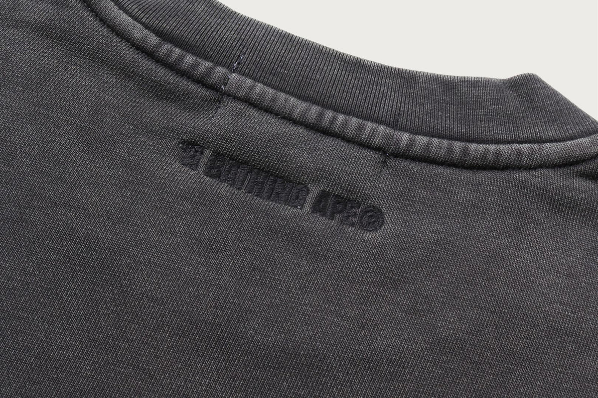 BAPE BAPE GARMENT DYED ONE POINT RELAXED FIT CREWNECK SWEATSHIRT スウェットシャツ 商品画像 4
