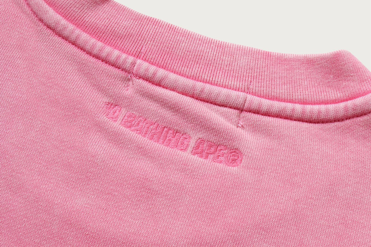 BAPE BAPE GARMENT DYED ONE POINT RELAXED FIT CREWNECK SWEATSHIRT スウェットシャツ 商品画像 12