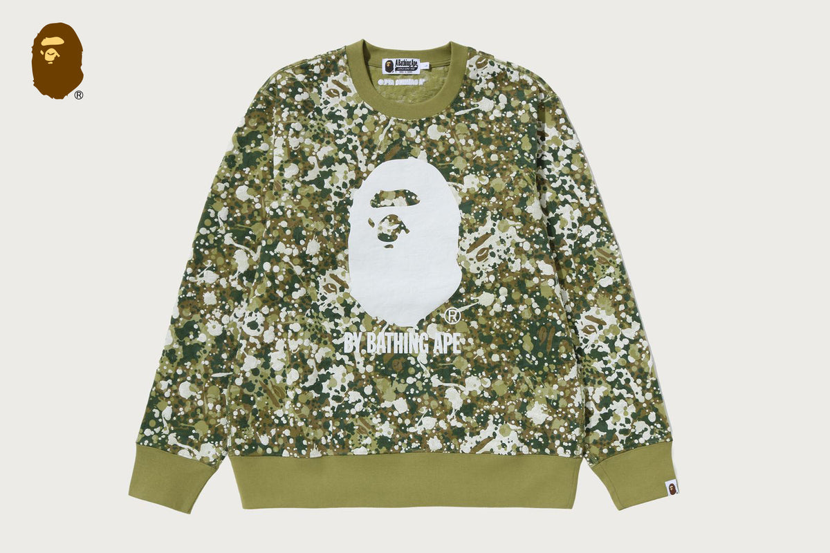 BAPE BAPE SPLASH CAMO BY BATHING APE CREWNECK SWEATSHIRT スウェットシャツ 商品画像 6