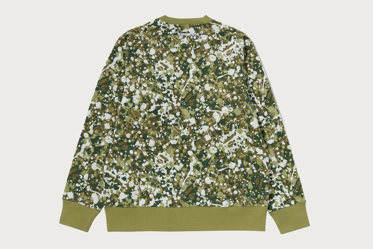 BAPE BAPE SPLASH CAMO BY BATHING APE CREWNECK SWEATSHIRT スウェットシャツ 商品画像 7