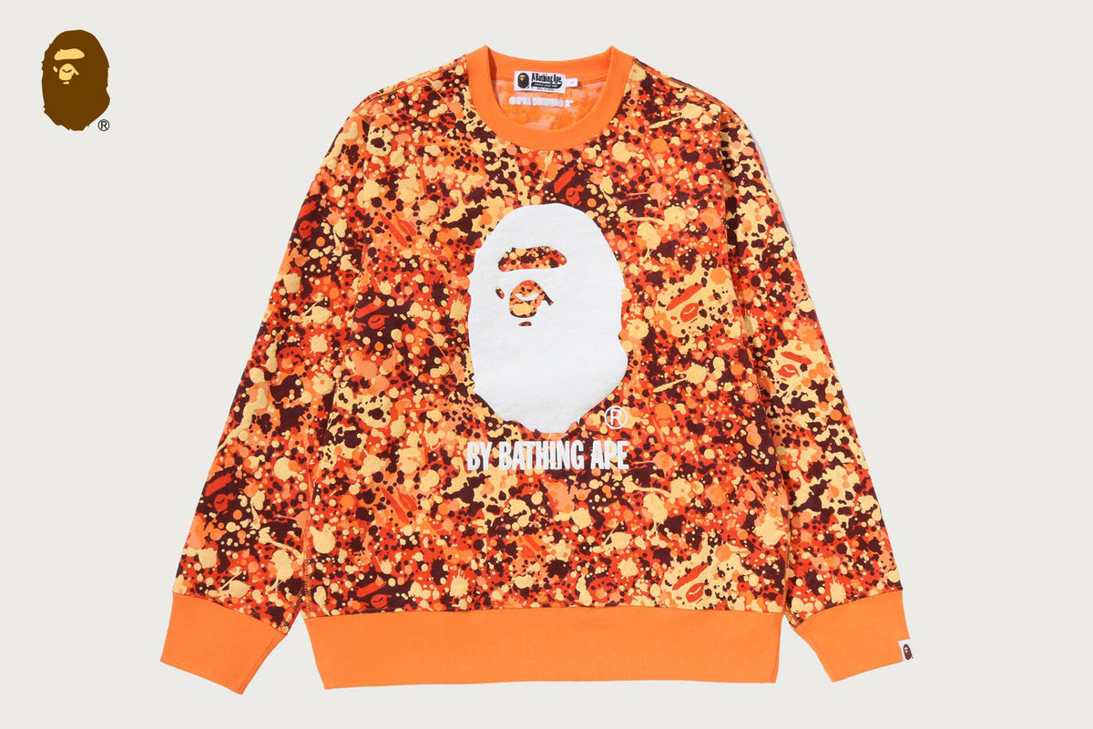 BAPE BAPE SPLASH CAMO BY BATHING APE CREWNECK SWEATSHIRT スウェットシャツ 商品画像 1