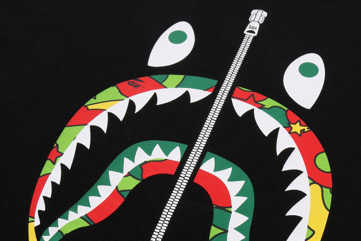BAPE BAPE STA CAMO SHARK FACE RELAXED FIT TEE 半袖Tシャツ 商品画像 8