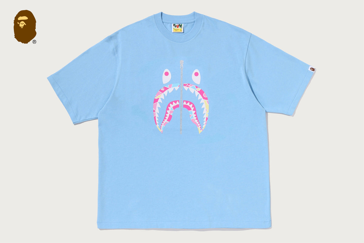 BAPE BAPE STA CAMO SHARK FACE RELAXED FIT TEE 半袖Tシャツ 商品画像 9