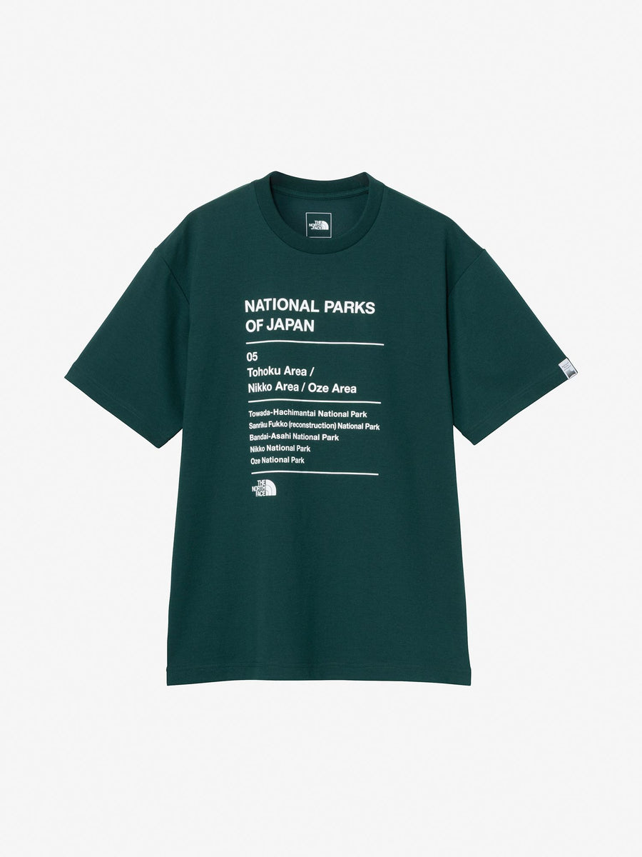 THE NORTH FACE(ザ・ノース・フェイス) ｜ショートスリーブナショナルパークスティー（ユニセックス）｜品番：NT82643R｜画像1