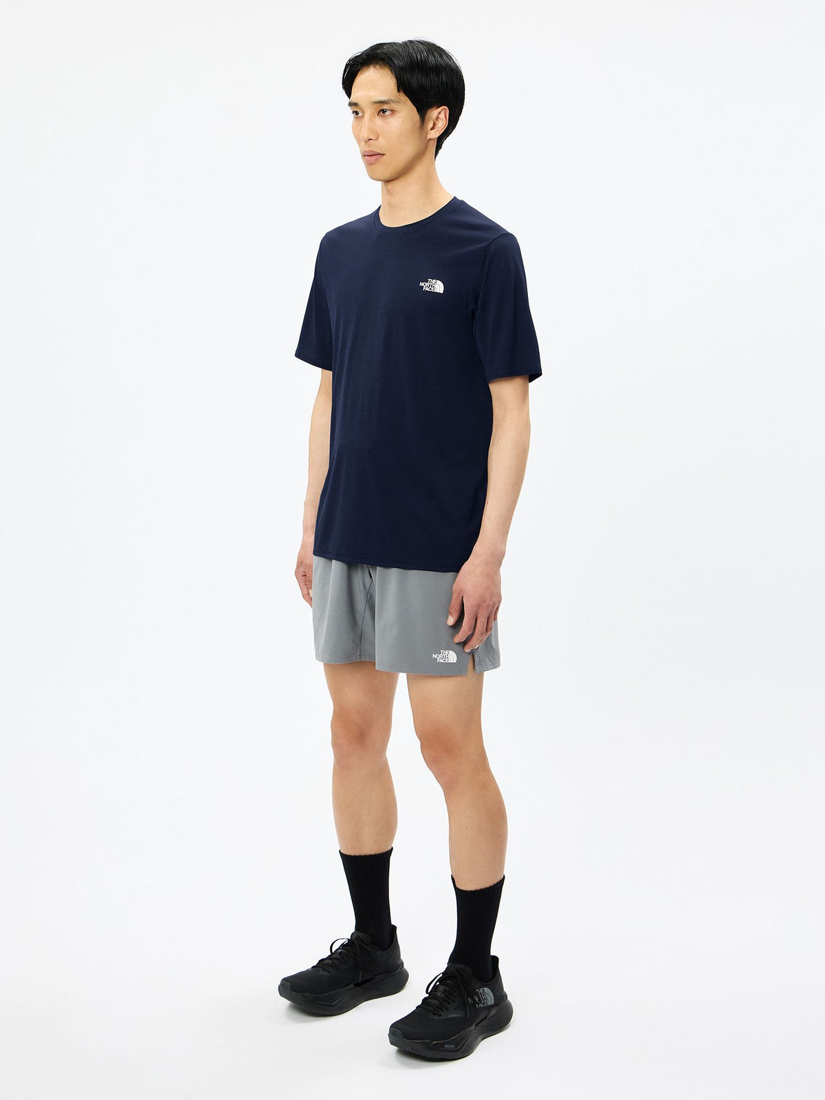 THE NORTH FACE(ザ・ノース・フェイス) ｜ショートスリーブGTDメランジクルー（メンズ）｜品番：NT12595｜画像1