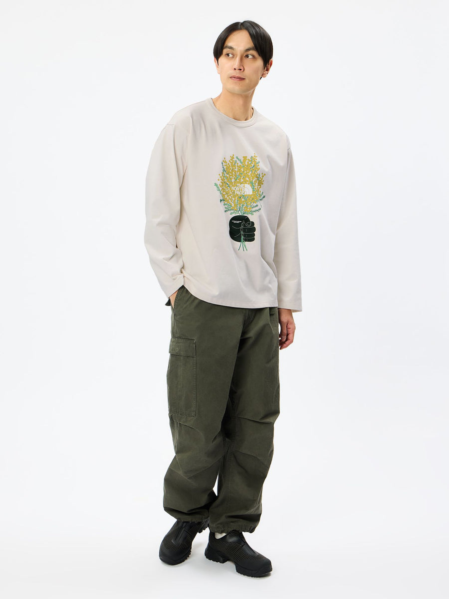 THE NORTH FACE(ザ・ノース・フェイス) ｜CRロングスリーブメッセージティー（ユニセックス）｜品番：NTM82511｜画像1