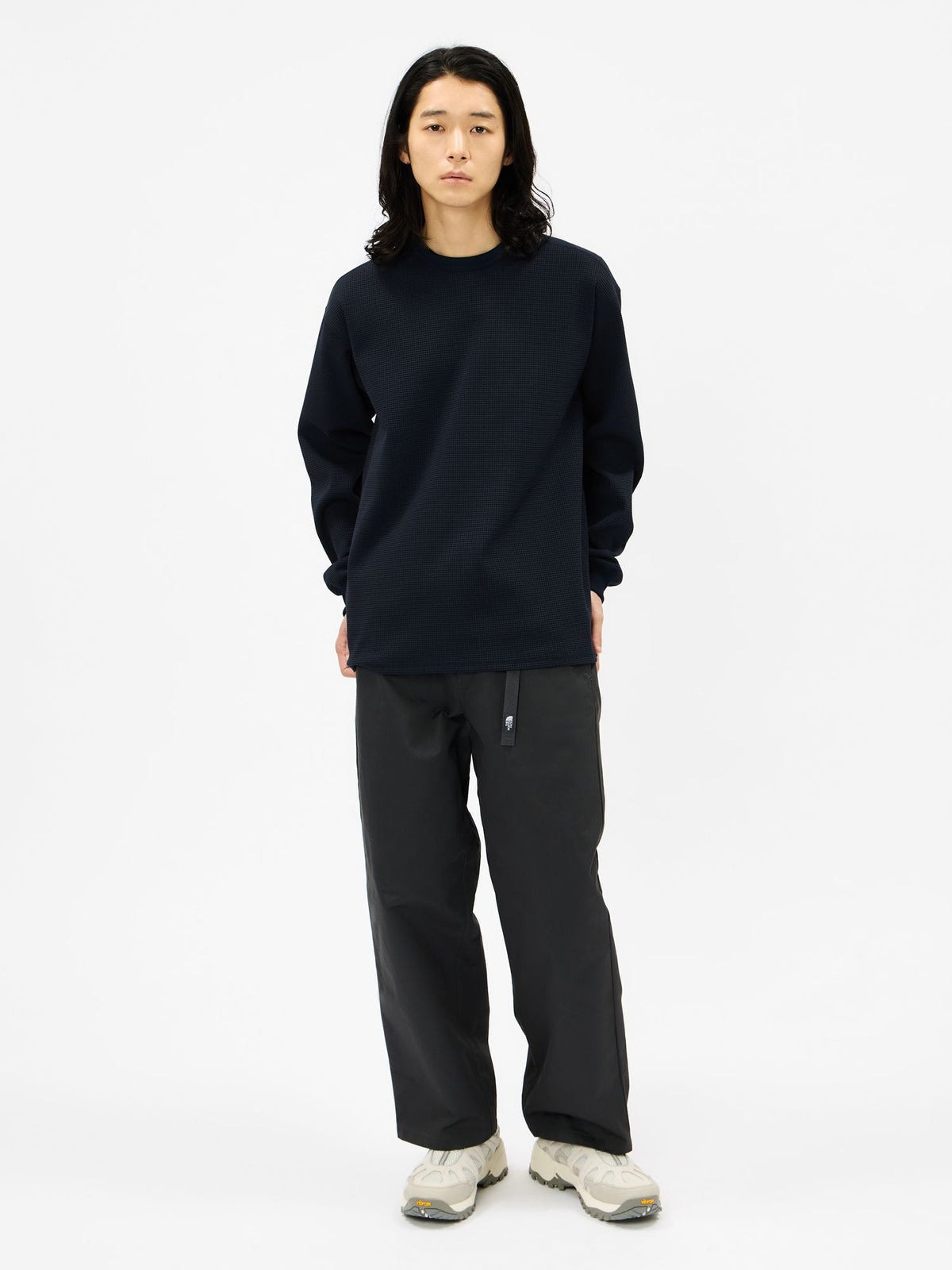 THE NORTH FACE(ザ・ノース・フェイス) ｜ロングスリーブワッフルクルー（ユニセックス）｜品番：NT62636｜画像1