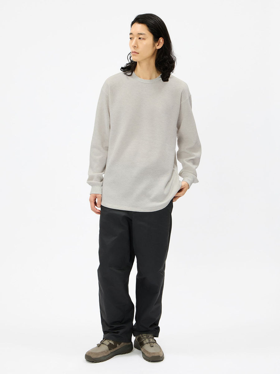 THE NORTH FACE(ザ・ノース・フェイス) ｜ロングスリーブウォームワッフルクルー（ユニセックス）｜品番：NT62436｜画像1