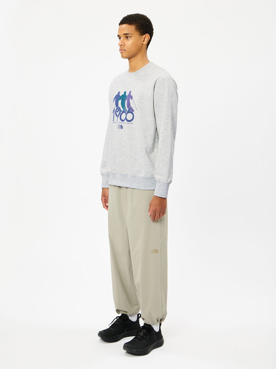 THE NORTH FACE(ザ・ノース・フェイス) ｜スキーグラフィックスウェットクルー（ユニセックス）｜品番：NT62686｜画像1
