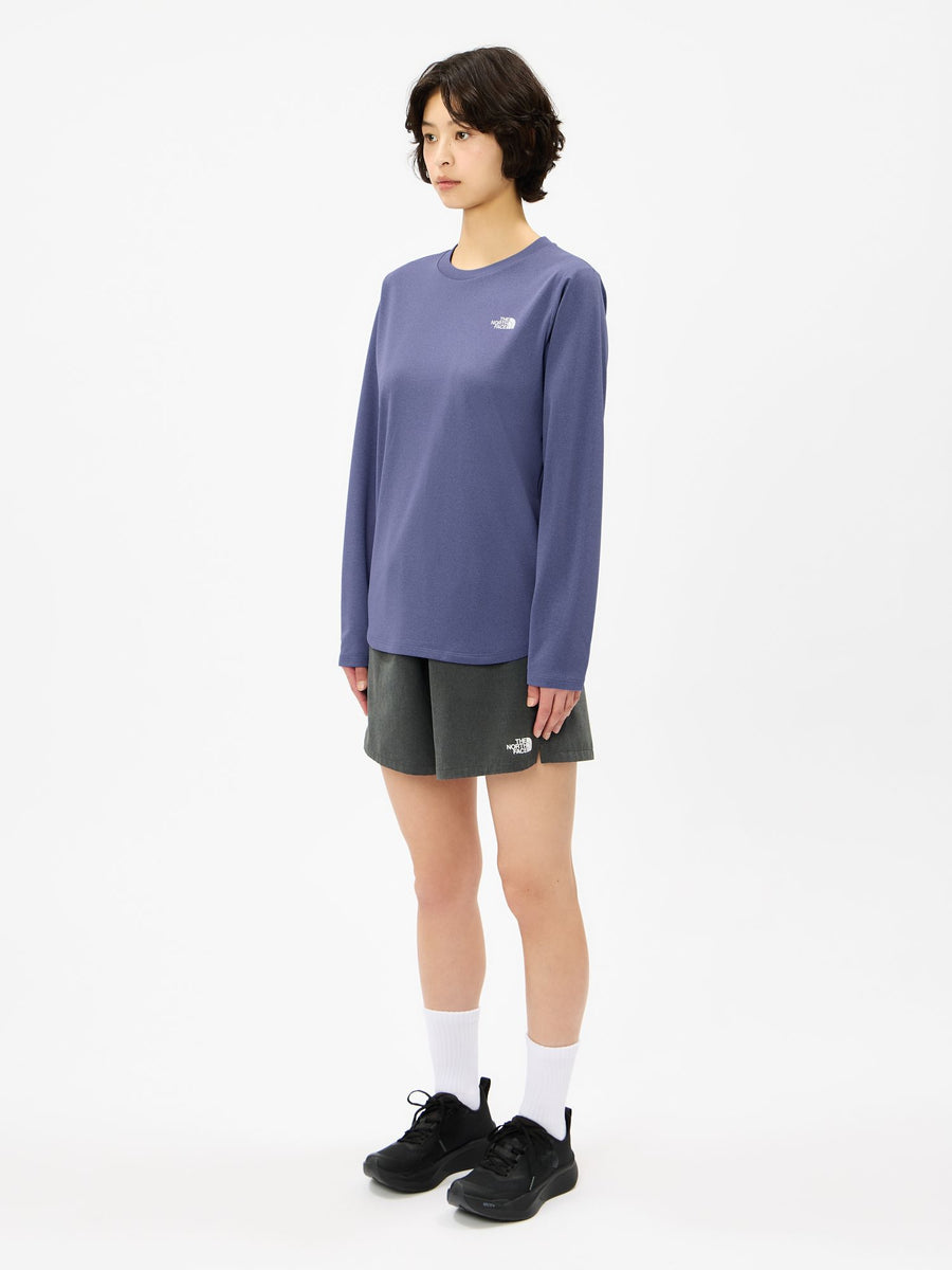 THE NORTH FACE(ザ・ノース・フェイス) ｜ロングスリーブシンプルロゴティー（レディース）｜品番：NTW82675｜画像1