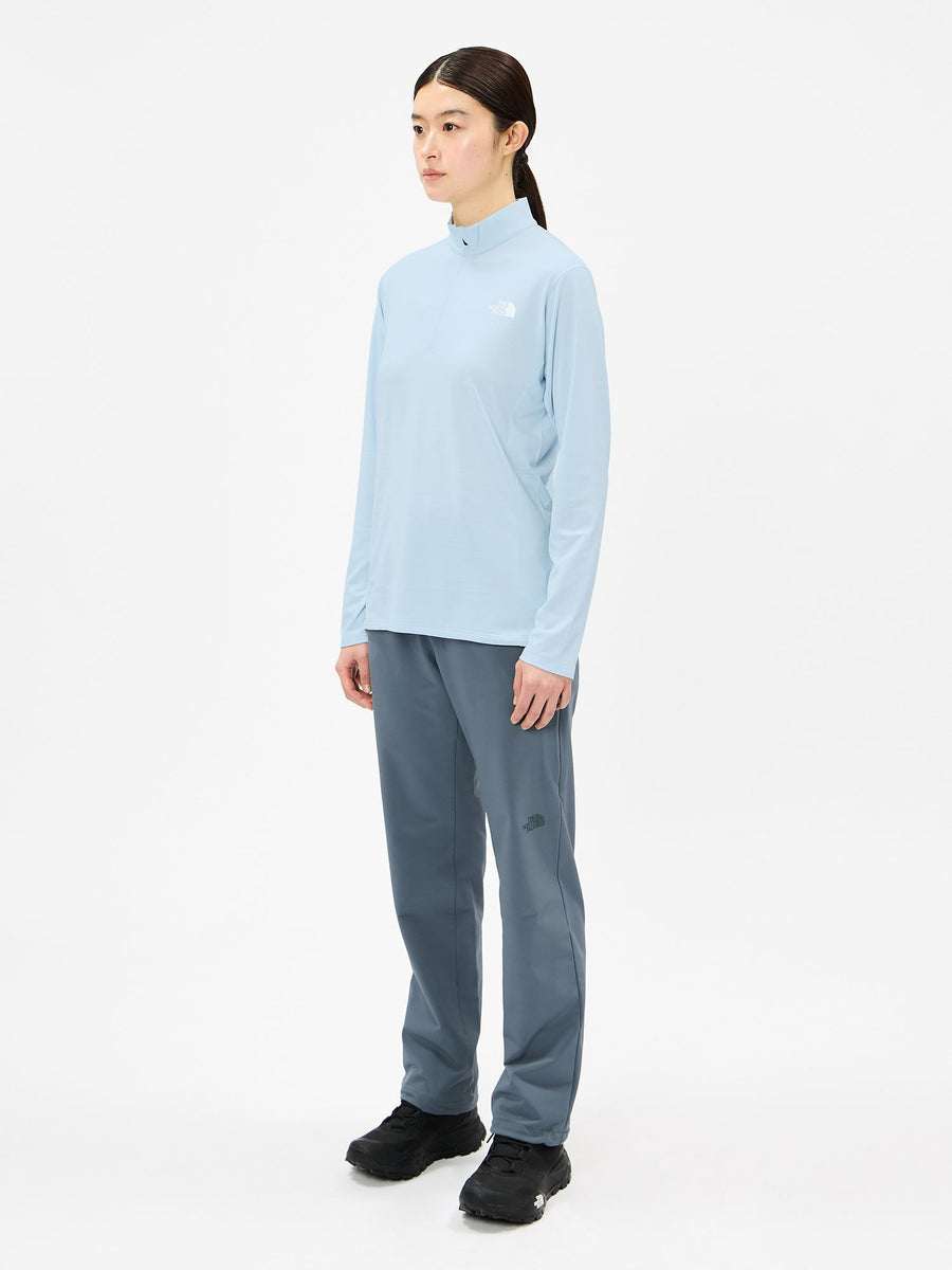 THE NORTH FACE(ザ・ノース・フェイス) ｜ロングスリーブフラッシュドライ3Dジップアップ（レディース）｜品番：NTW62505｜画像1