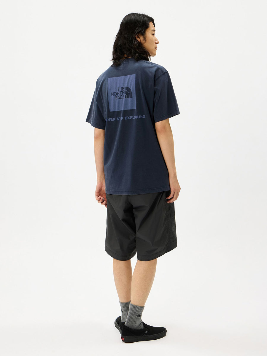 THE NORTH FACE(ザ・ノース・フェイス) ｜ショートスリーブウォッシュドバックスクエアロゴティー（ユニセックス）｜品番：NT32631R｜画像1